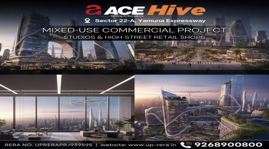 Studios Near Jewar Airport for Investment – Why ACE Hive Is Ideal